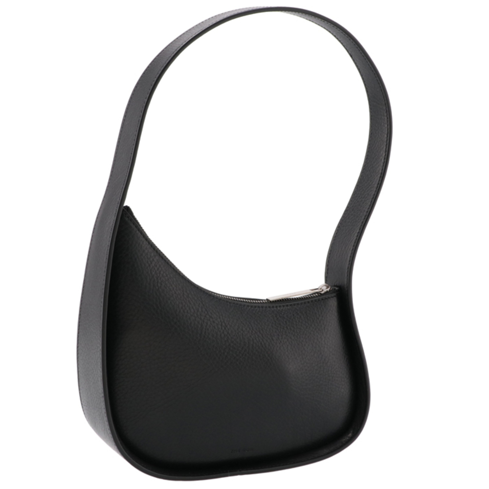 The Row Half Moon Shoulder Bag Grain Black - Picture 2 of 7